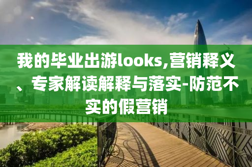 我的畢業出游looks,營銷釋義、專家解讀解釋與落實-防范不實的假營銷
