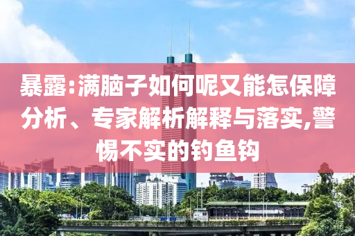 暴露:滿腦子如何呢又能怎保障分析、專家解析解釋與落實,警惕不實的釣魚鉤