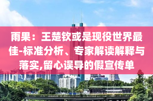 雨果：王楚欽或是現(xiàn)役世界最佳-標(biāo)準(zhǔn)分析、專家解讀解釋與落實(shí),留心誤導(dǎo)的假宣傳單