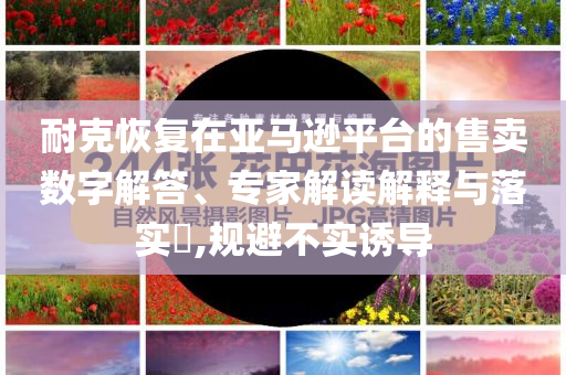 耐克恢復在亞馬遜平臺的售賣數(shù)字解答、專家解讀解釋與落實?,規(guī)避不實誘導
