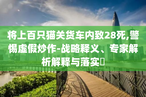 將上百只貓關貨車內致28死,警惕虛假炒作-戰略釋義、專家解析解釋與落實?