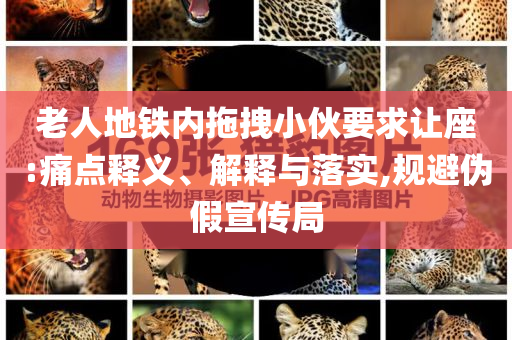 老人地鐵內拖拽小伙要求讓座:痛點釋義、解釋與落實,規避偽假宣傳局